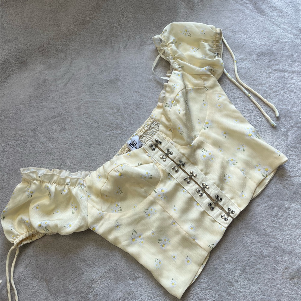 Princess polly milkmaid crop top